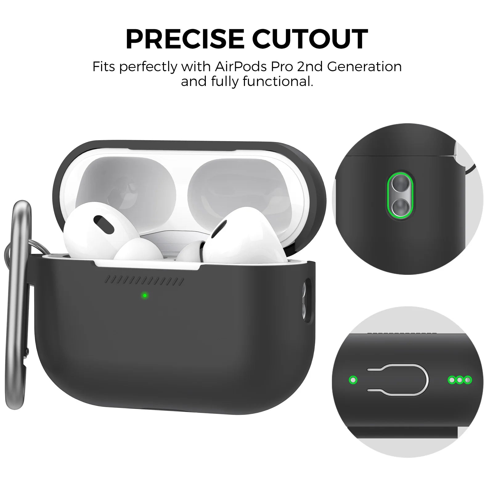 Silicone AirPods Pro 2 Case for Second Generation