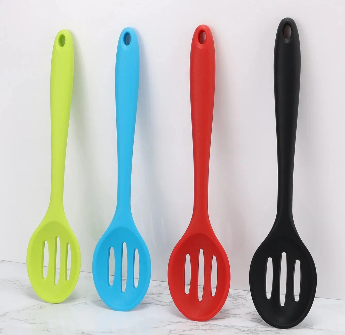 4 Pcs Silicone Slotted Spoon