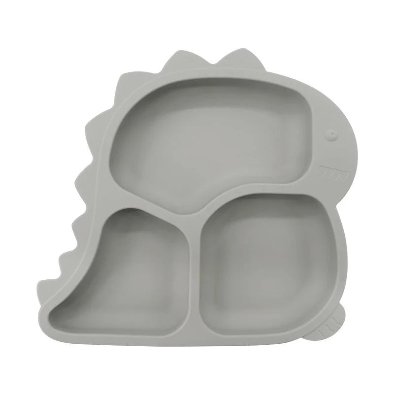 Dino Silicone Feeding Set