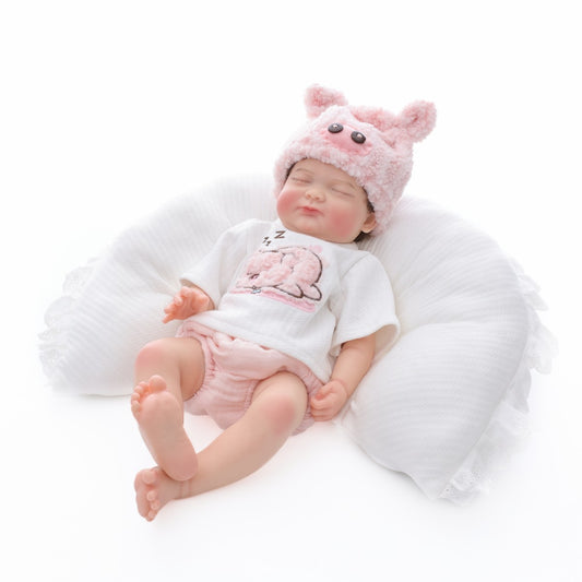 close mouth Pippa | Silicone Baby Doll