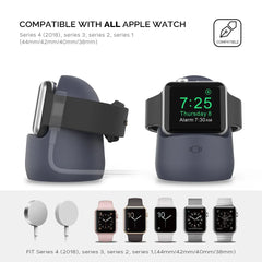 Silicone Apple Watch Charging Stand for Apple Watch Series