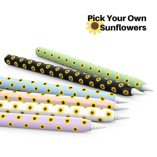 Silicone 2nd Generation Sunflower Apple Pencil Case