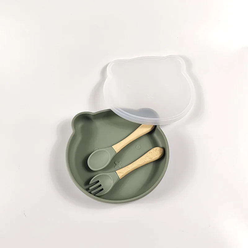 3-piece silicone dinner set