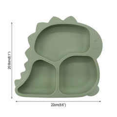 Dino Silicone Feeding Set