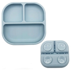 7-piece silicone bibs and feeding set