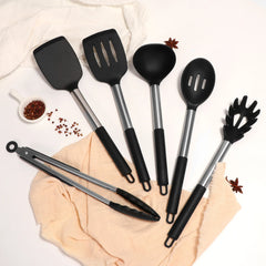 15pc Silicone Cooking Utensils Set Non-stick