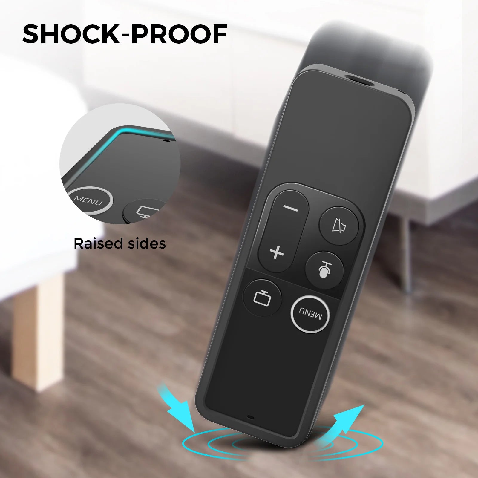 Silicone Apple TV Remote Case 4K/HD Siri