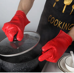 Five-Finger Silicone Oven Glove