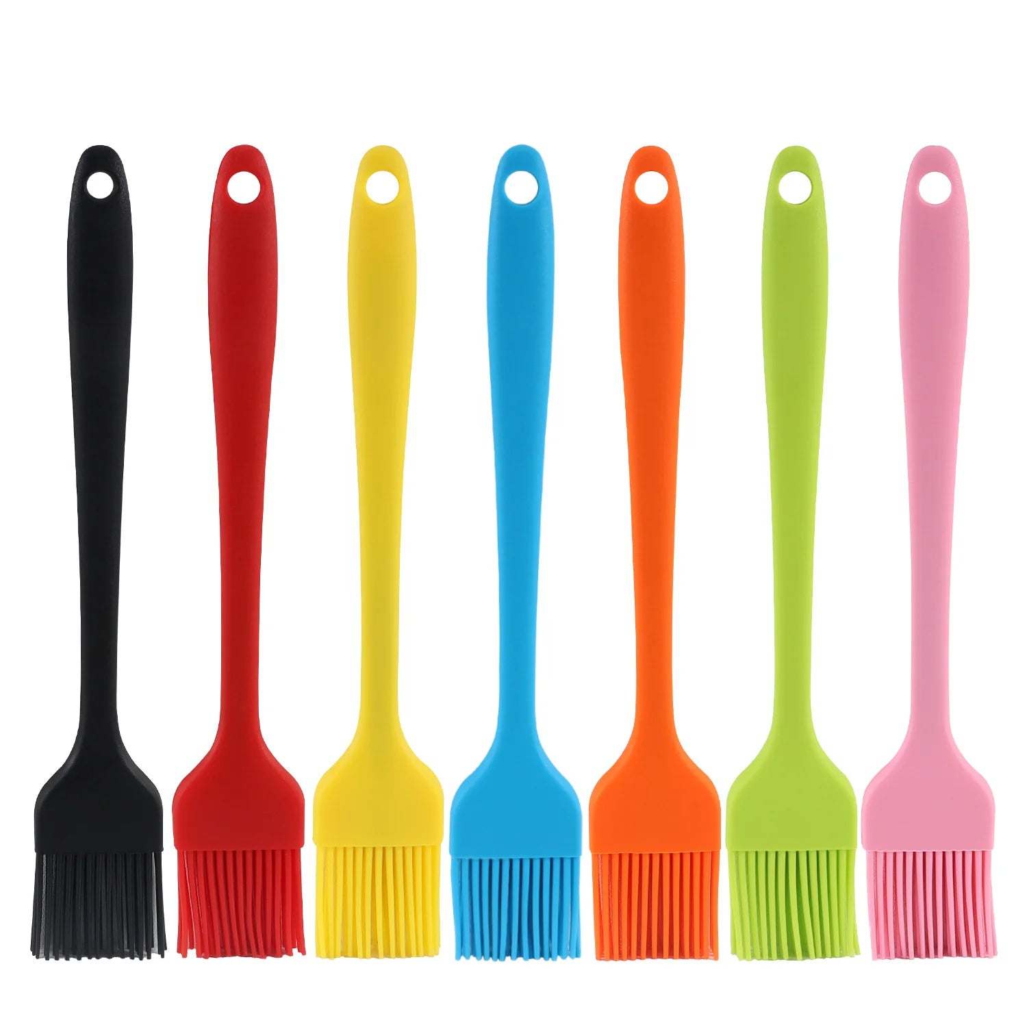 Pack of 7 Silicone Basting Pastry Brush