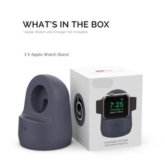 Silicone Apple Watch Charging Stand for Apple Watch Series