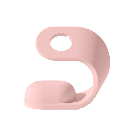 Sakura Pink Silicone Apple Watch Stand for Apple Watch Series