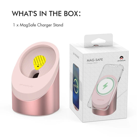 Pink Mag-Safe Charger Stand for IPhone 12, 13