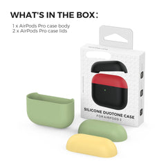 Duotone Silicone AirPods Case for AirPods 3