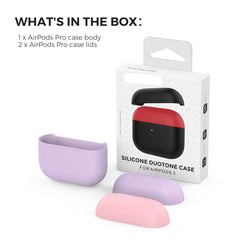 Duotone Silicone AirPods Case for AirPods 3