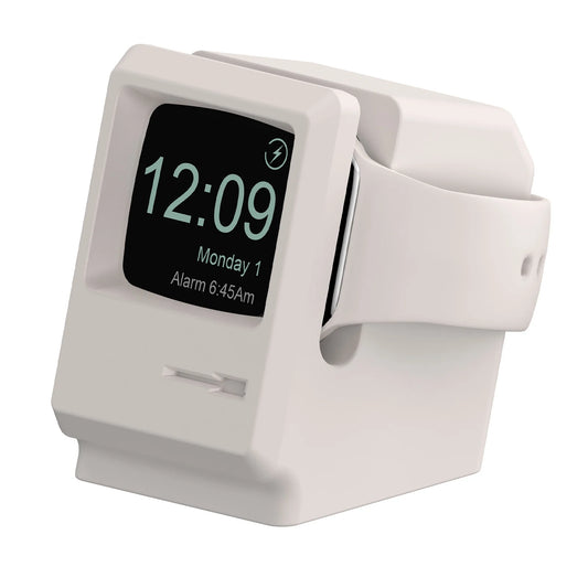 White Computer iWatch Charger Stand Compatible with iWatch 9-1