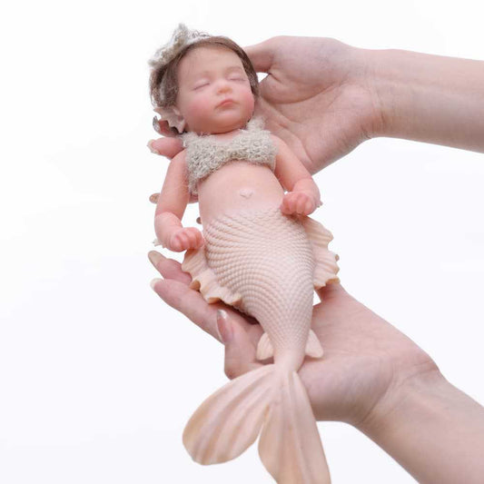 Beige Coral | Silicone Baby Doll