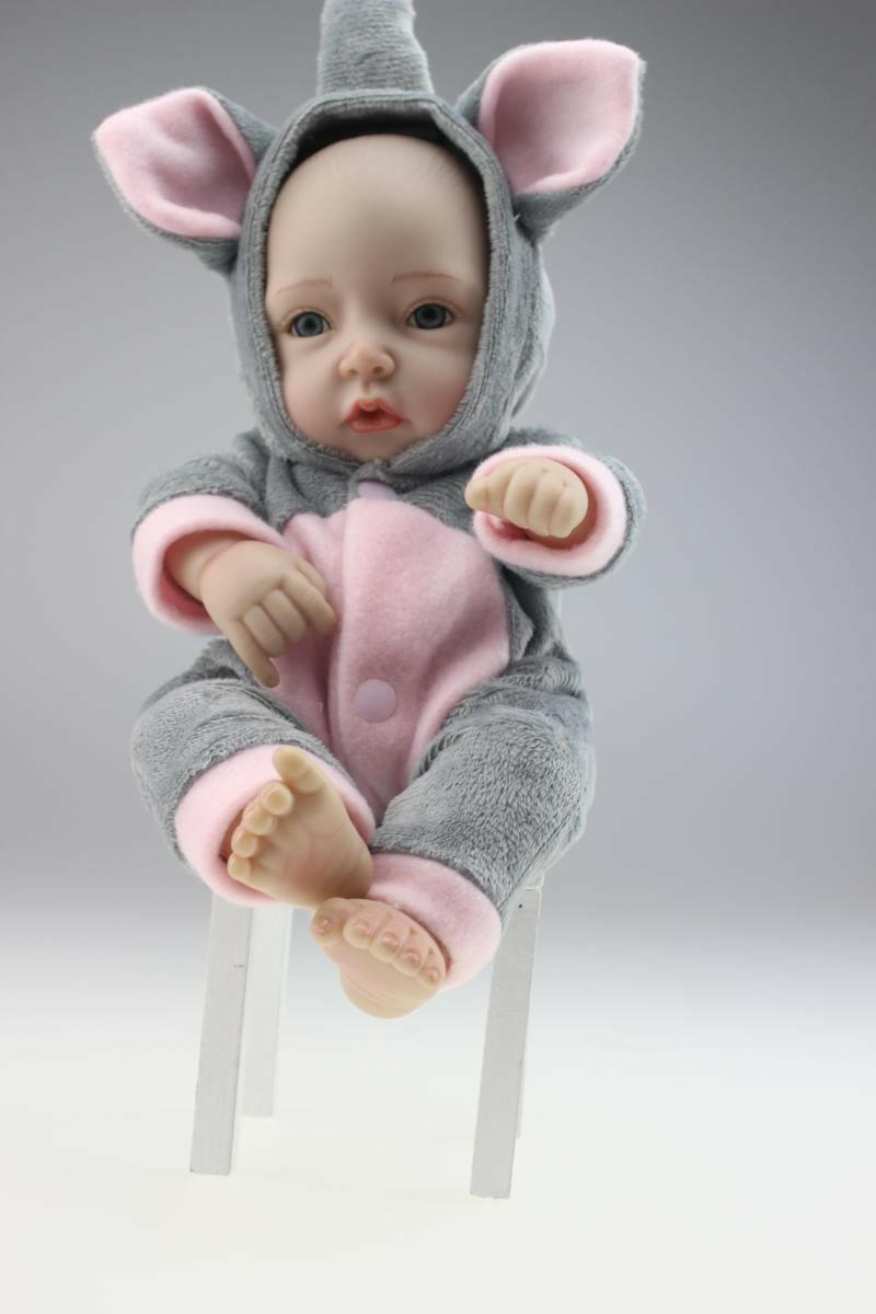 Gray Mary | silicone baby doll