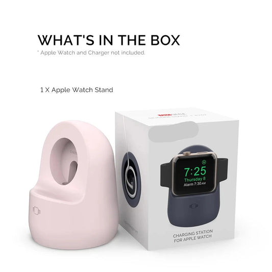 Silicone Apple Watch Charging Stand for Apple Watch Series