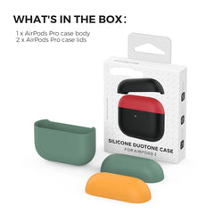 Duotone Silicone AirPods Case for AirPods 3