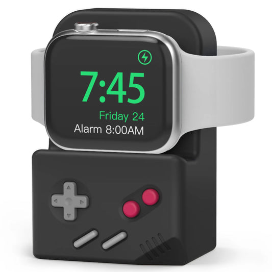 Black Silicone Charging Dock for Apple Watch