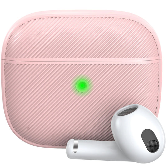 Pink Rugged Hard AirPods Case with Aluminum Design for AirPods 3