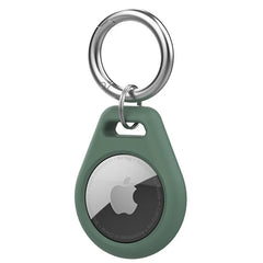 Green Airtag Holder Air Tag Case with Keychain