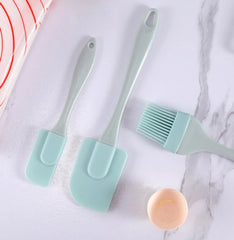 3 pcs Silicone Cream Scrapers Spatulas