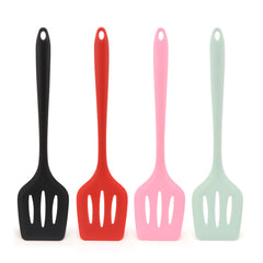 Red, Black, Pink and Grey 4x Silicone Kitchen Cooking Spatula