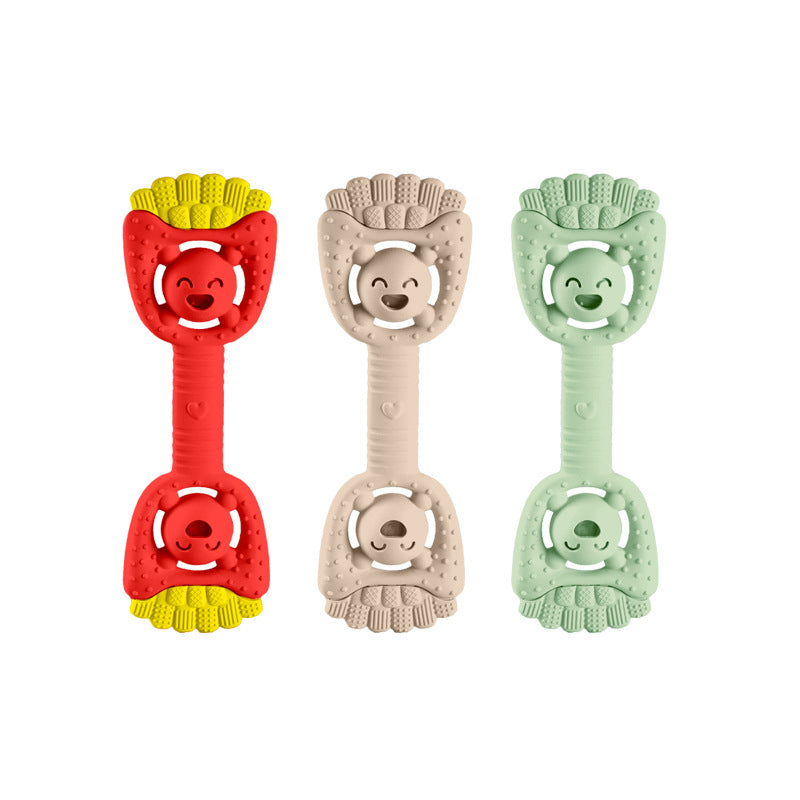 French Fry Teething Rattle Set