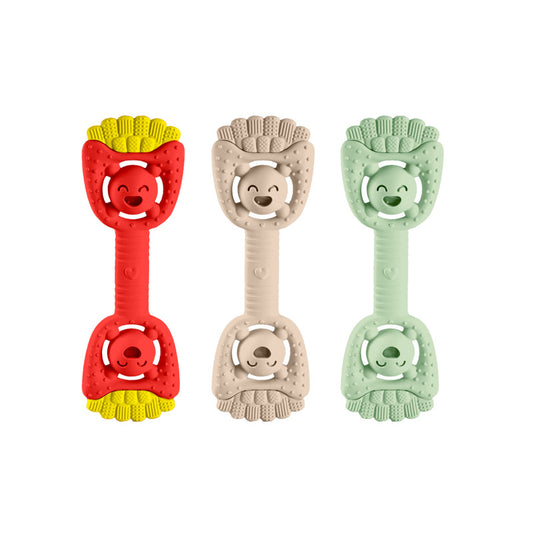 French Fry Teething Rattle Set