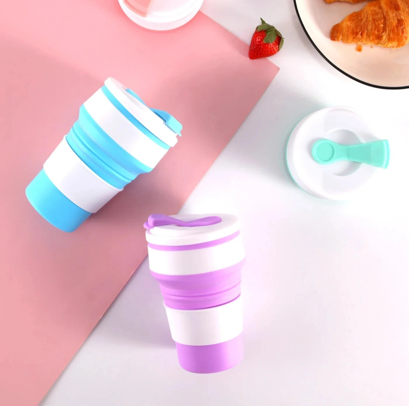 Silicone Collapsible / Foldable Coffee Cups