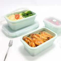 Collapsible Silicone Food Storage Container