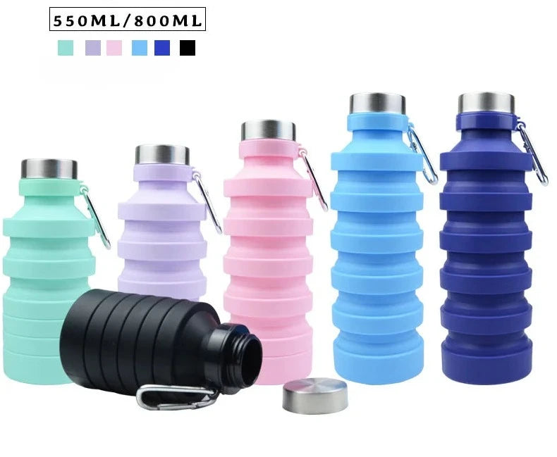 Silicone Foldable Water Bottles