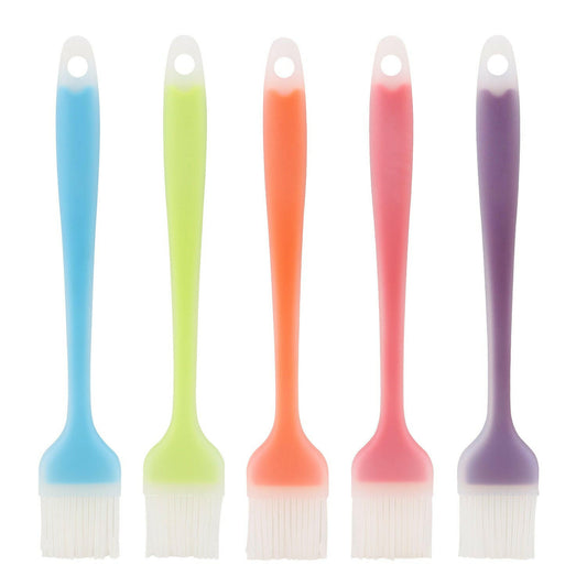 Set of 5 Integrated Silicone Translucent Oil Brush