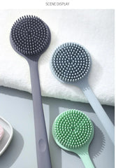 Silicone Body Scrubber with Long Handle