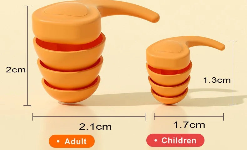 Reusable Sound Insulation Silicone Earplugs