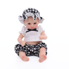 White + Black Isla | Silicone Baby Doll