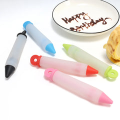 Black Silicone Chocolate Cake Decoration Pens