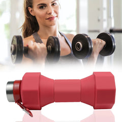 Dumbbell folding Customizable Silicone Water Bottle