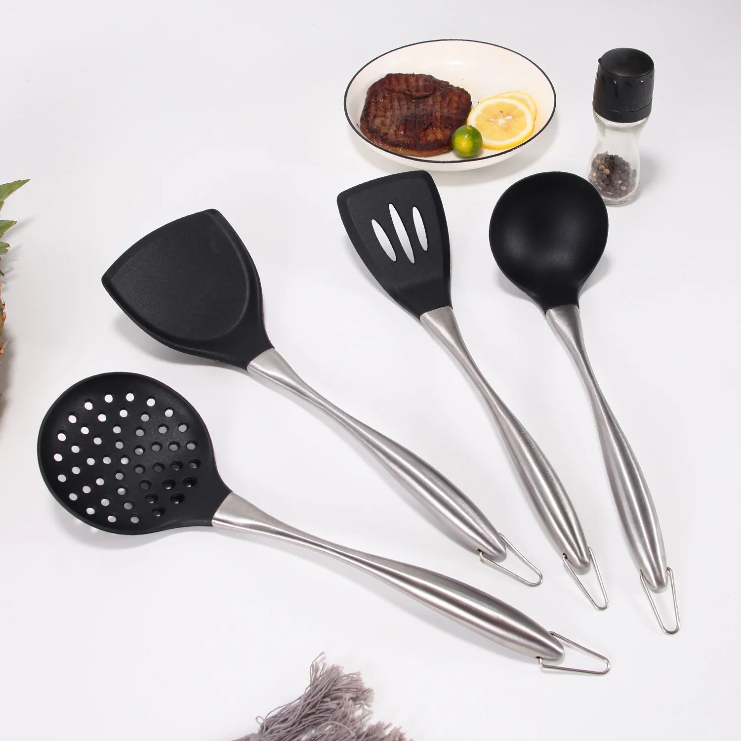 4x Silicone Utensils Set