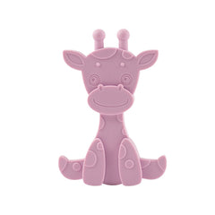 Pink Silicone Deer-Shaped Teether
