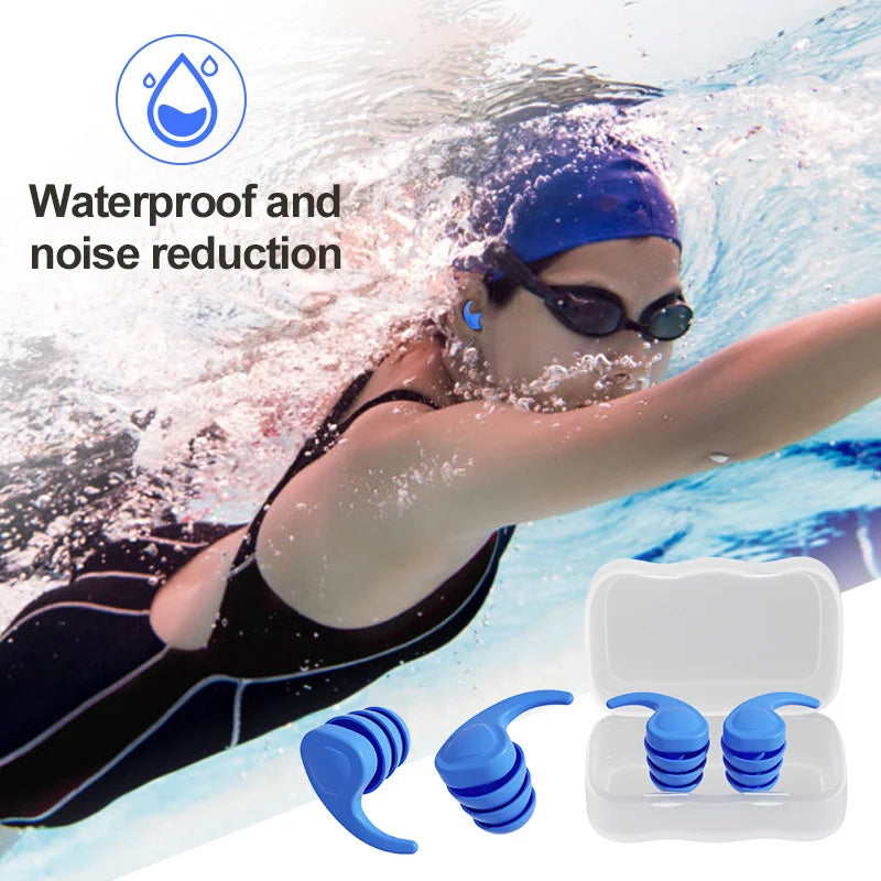 Reusable Sound Insulation Silicone Earplugs