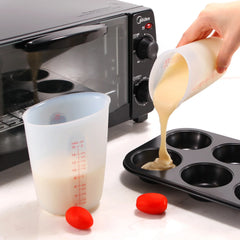 Semi - Transparent Silicone Measuring Cup 3 Sizes