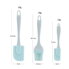 3 pcs Silicone Cream Scrapers Spatulas