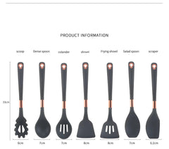 10-piece Silicone Kitchen Cooking Utensils Set