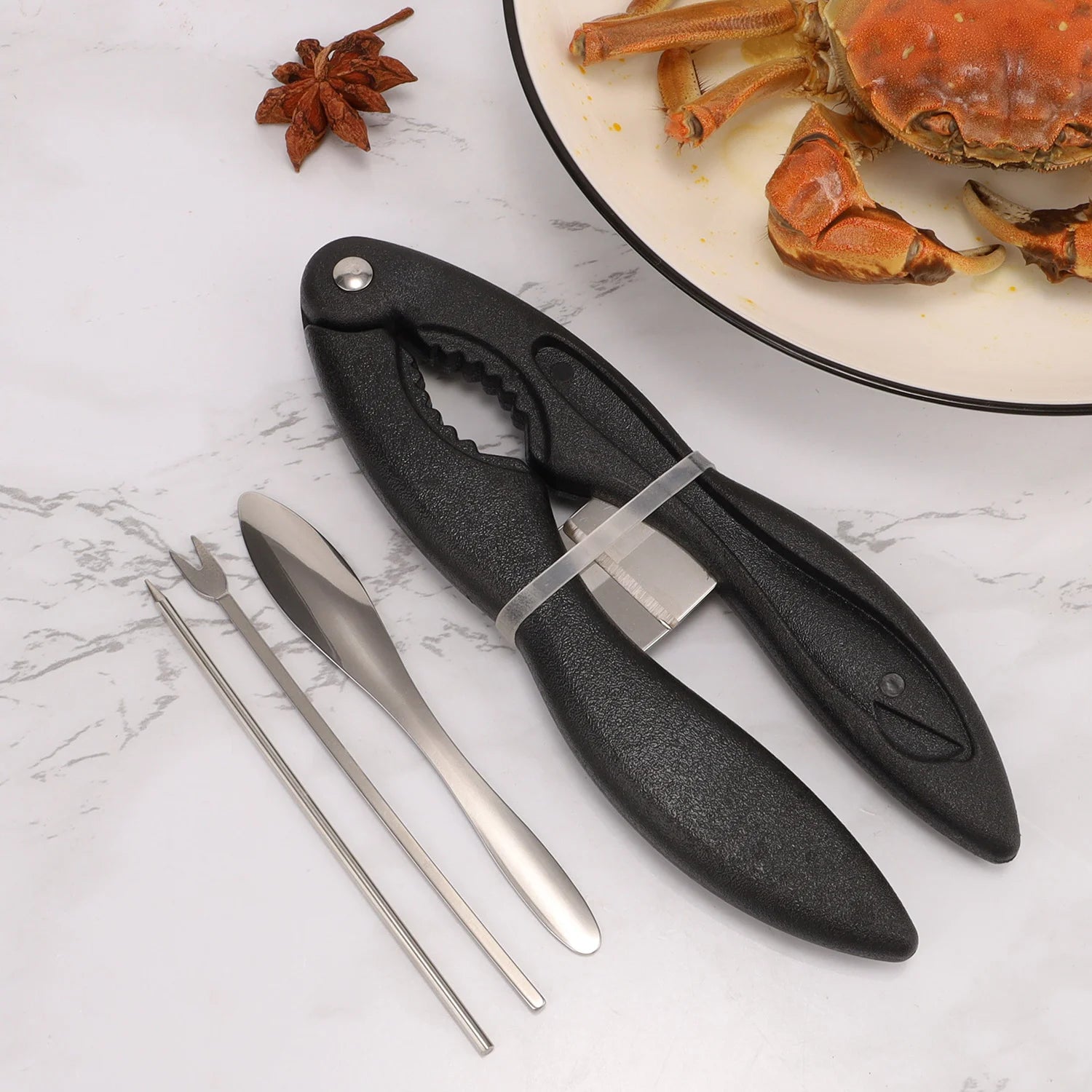 4pcs Crab Crackers and Tools Seafood