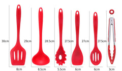 10Pcs Silicone Cooking Utensils Set