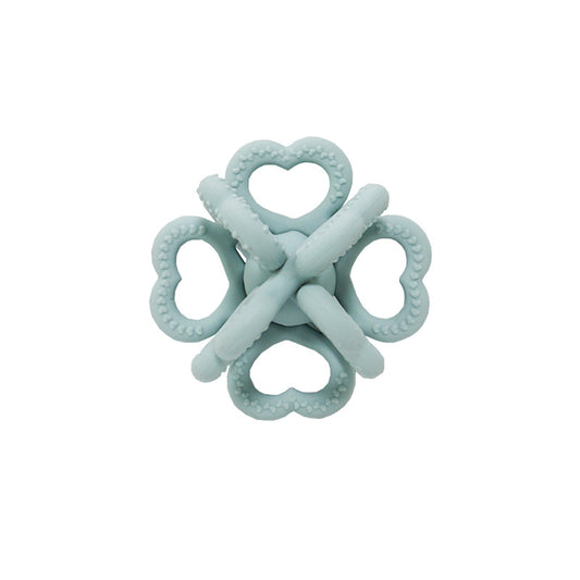 Blue Heart-shape Rattle Manhattan Ball