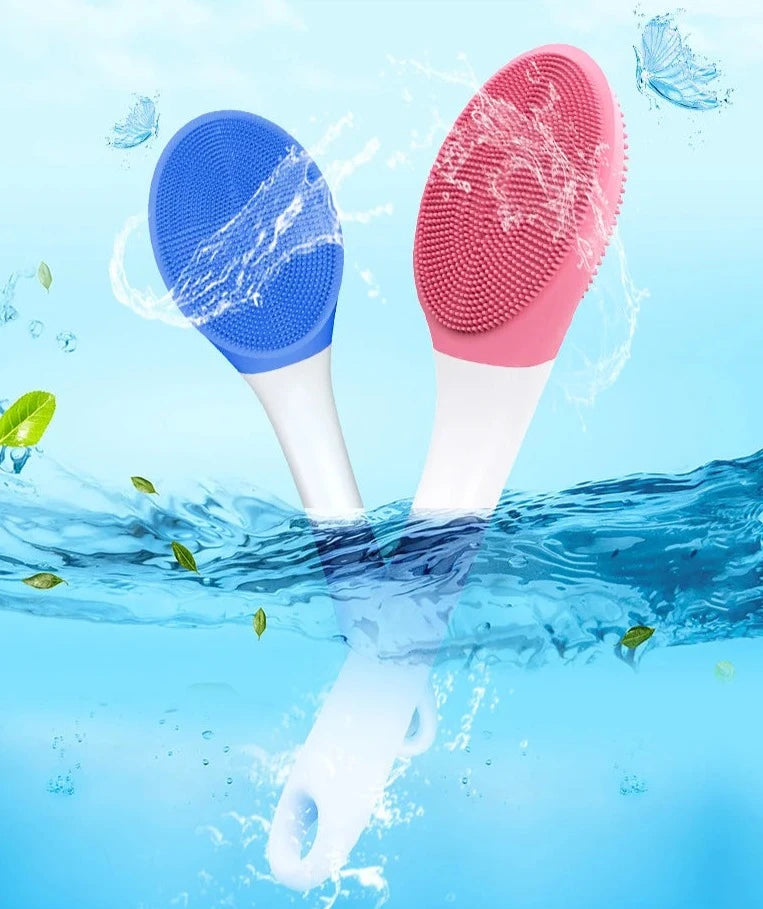 Vibrating massage Silicone Body Scrubber