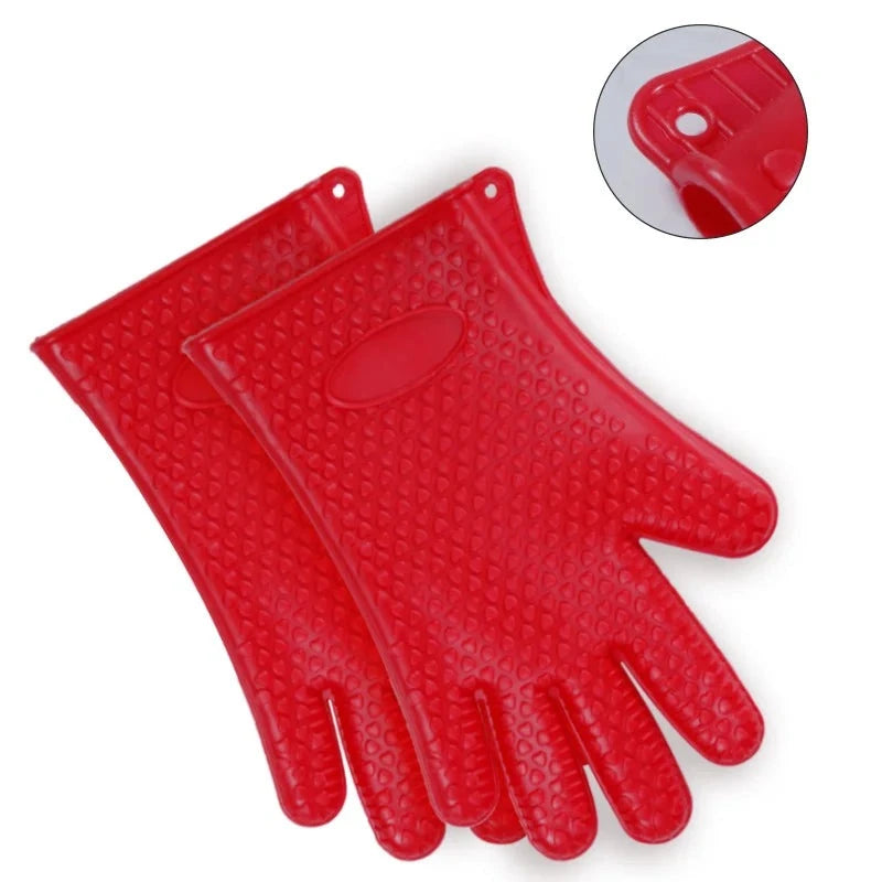 Five-Finger Silicone Oven Glove